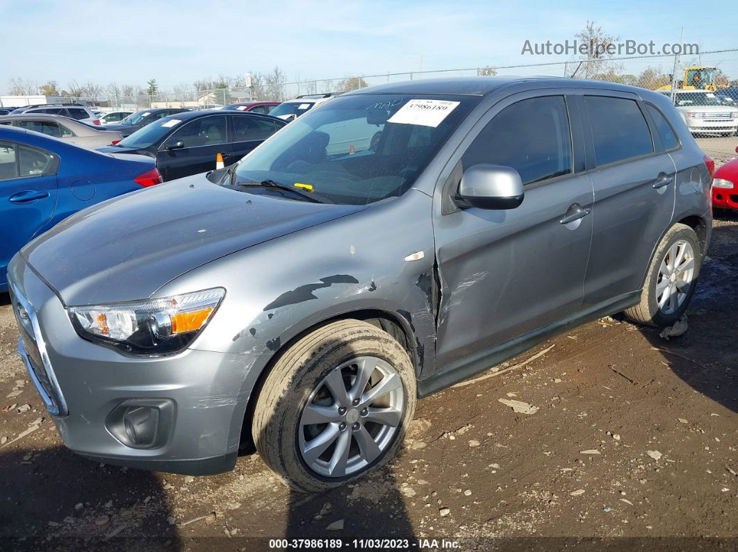 2015 Mitsubishi Outlander Sport Es Gray vin: 4A4AP3AU1FE031152