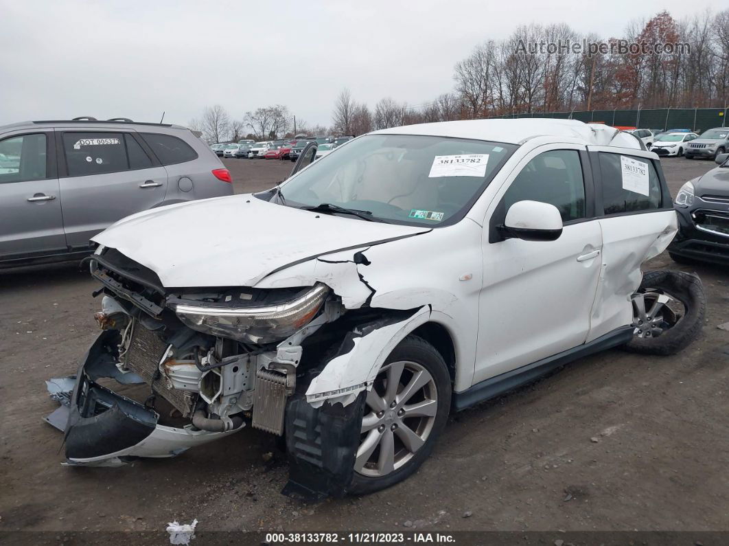 2015 Mitsubishi Outlander Sport Es White vin: 4A4AP3AU1FE040210