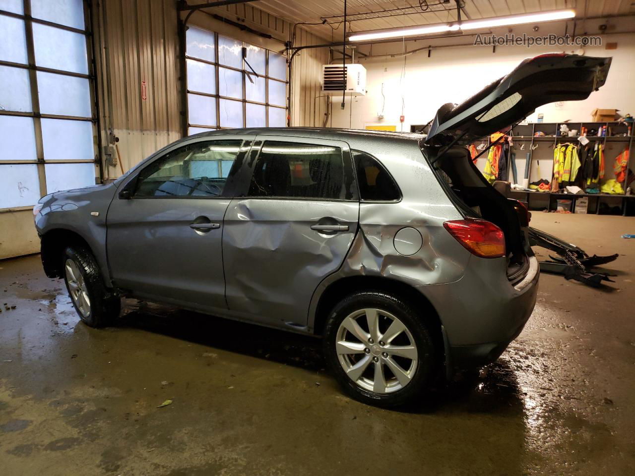 2015 Mitsubishi Outlander Sport Es Серый vin: 4A4AP3AU1FE047903