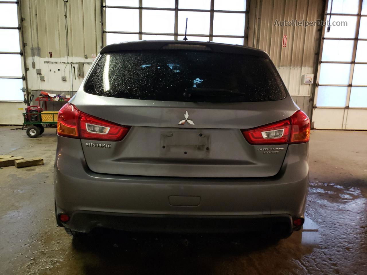 2015 Mitsubishi Outlander Sport Es Серый vin: 4A4AP3AU1FE047903