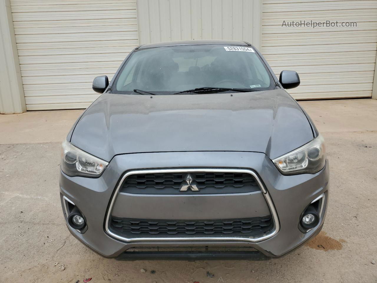 2015 Mitsubishi Outlander Sport Es Серый vin: 4A4AP3AU1FE048453