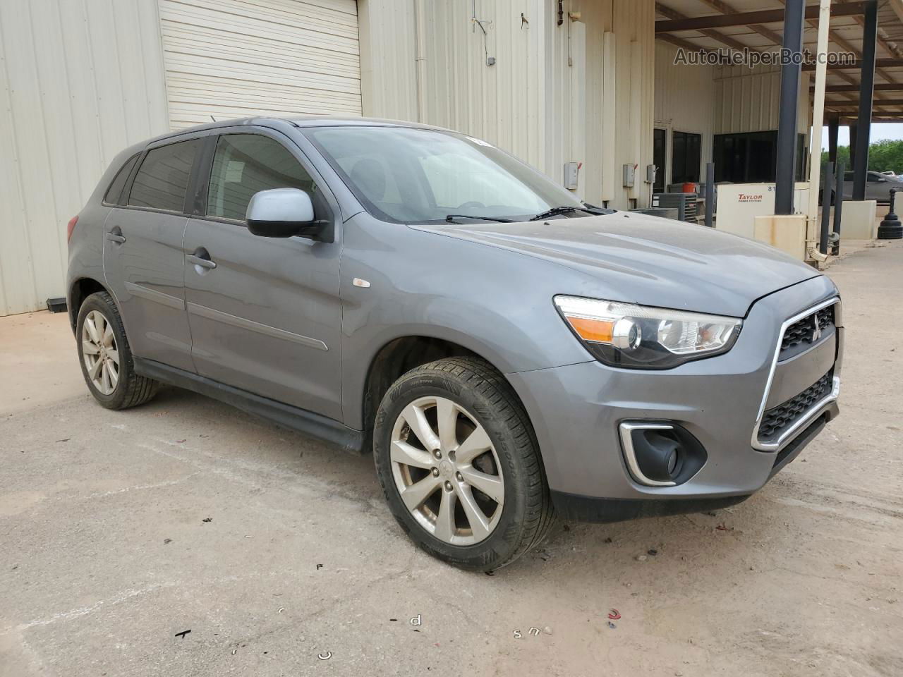 2015 Mitsubishi Outlander Sport Es Gray vin: 4A4AP3AU1FE048453