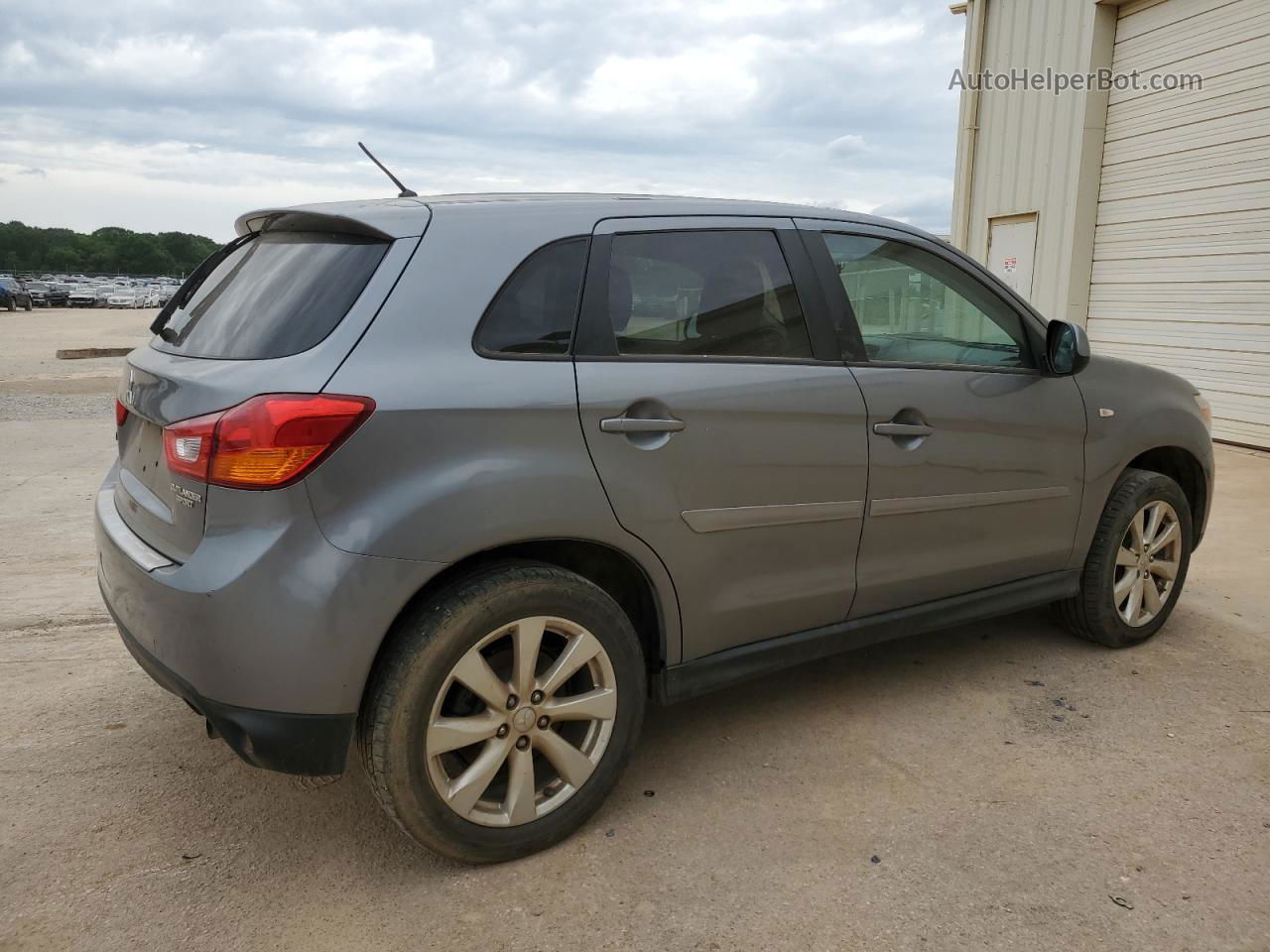 2015 Mitsubishi Outlander Sport Es Gray vin: 4A4AP3AU1FE048453