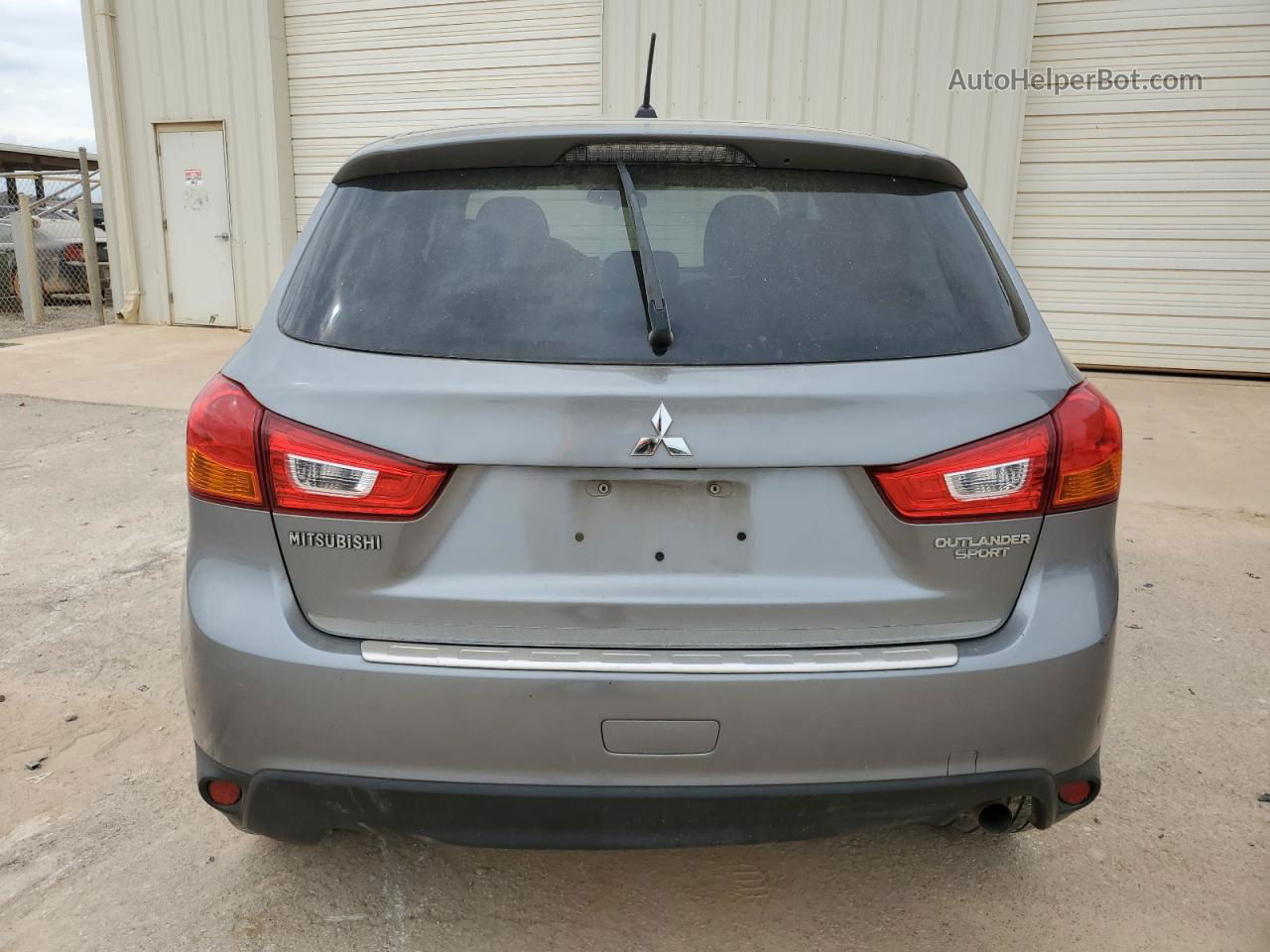 2015 Mitsubishi Outlander Sport Es Gray vin: 4A4AP3AU1FE048453