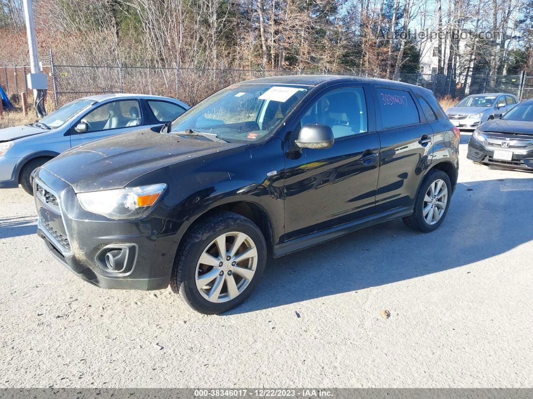 2015 Mitsubishi Outlander Sport Es Black vin: 4A4AP3AU1FE056262