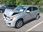 2013 Mitsubishi Outlander Sport Es Silver vin: 4A4AP3AU2DE001414