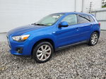 2015 Mitsubishi Outlander Sport Es Blue vin: 4A4AP3AU2FE006129