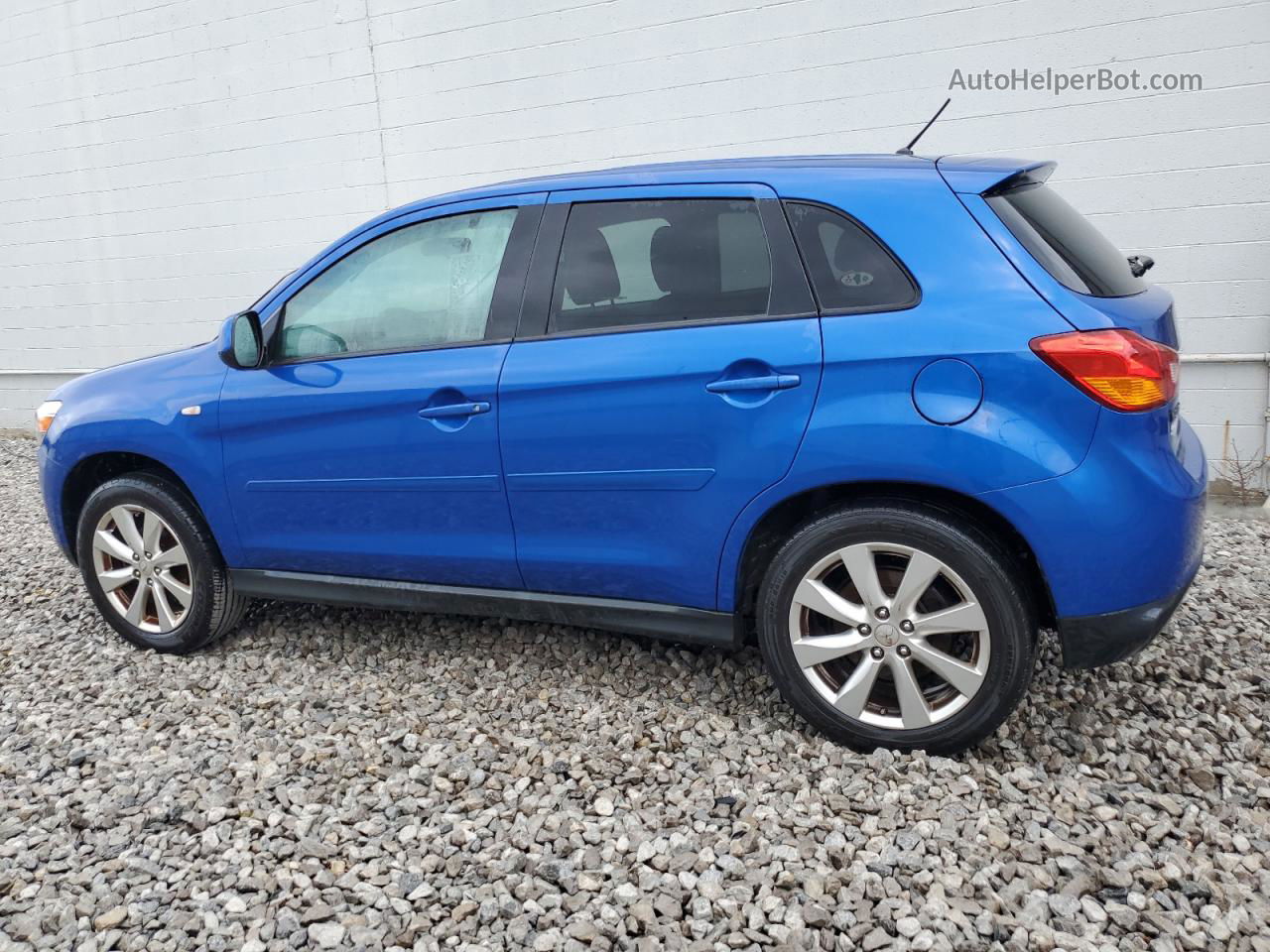 2015 Mitsubishi Outlander Sport Es Blue vin: 4A4AP3AU2FE006129