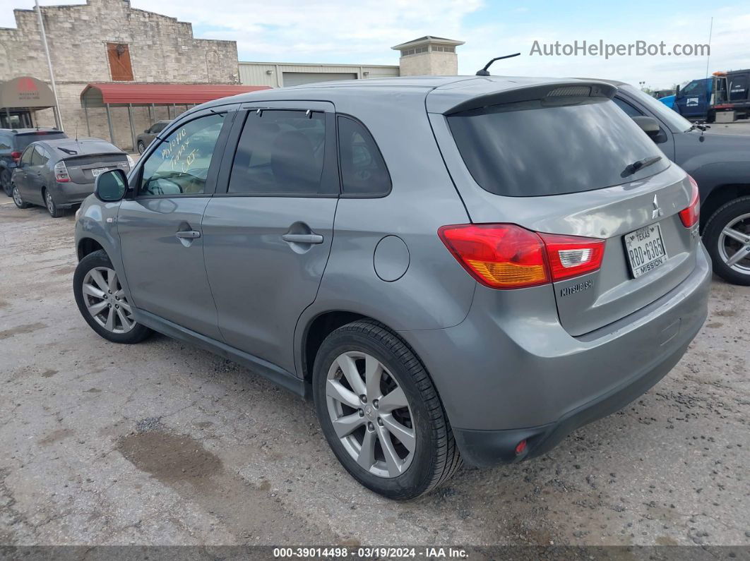 2015 Mitsubishi Outlander Sport Es Gray vin: 4A4AP3AU2FE010410