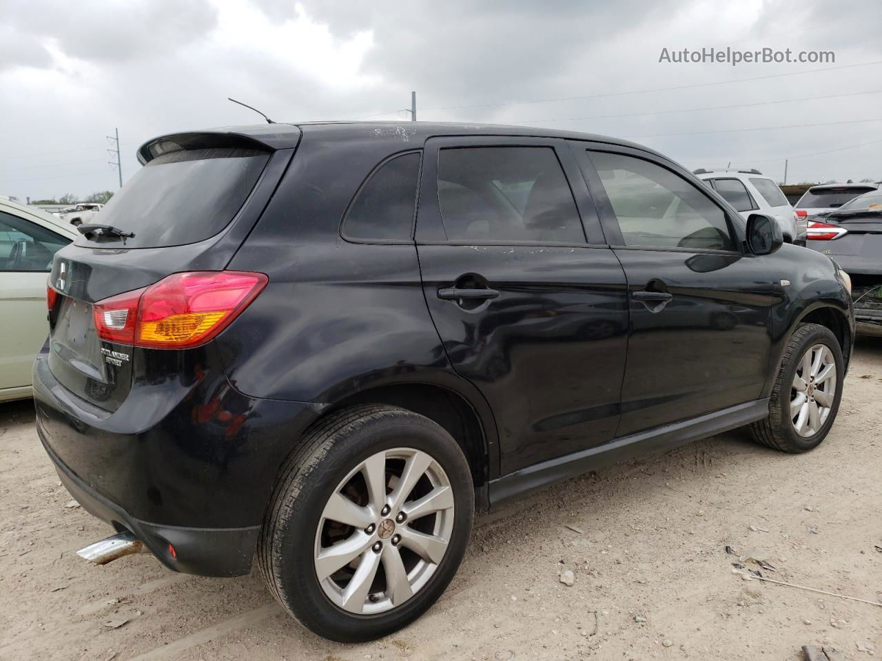 2015 Mitsubishi Outlander Sport Es Black vin: 4A4AP3AU2FE017910