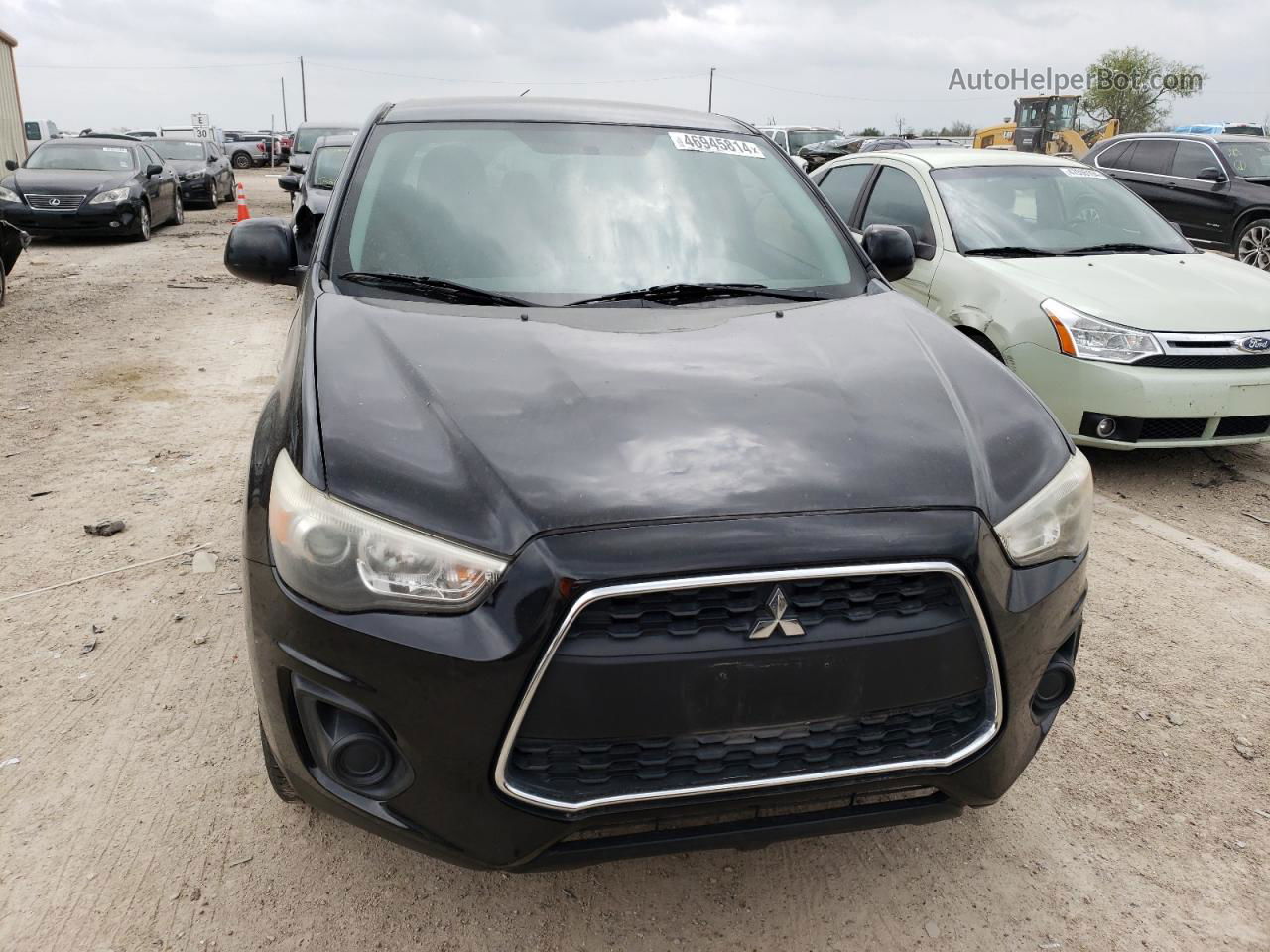 2015 Mitsubishi Outlander Sport Es Black vin: 4A4AP3AU2FE017910