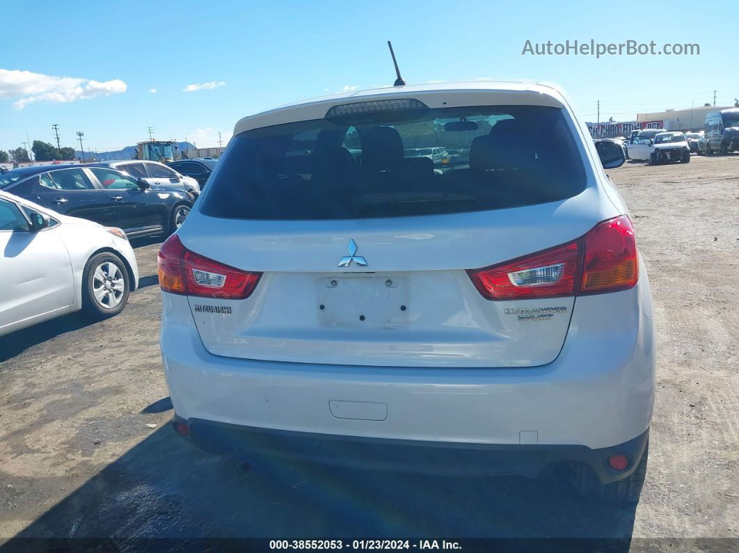 2015 Mitsubishi Outlander Sport Es Белый vin: 4A4AP3AU2FE019849