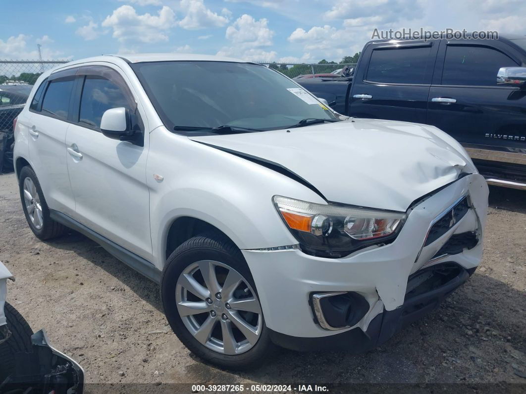 2015 Mitsubishi Outlander Sport Es Белый vin: 4A4AP3AU2FE037400