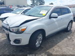 2015 Mitsubishi Outlander Sport Es White vin: 4A4AP3AU2FE037400