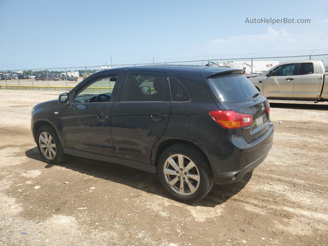 2015 Mitsubishi Outlander Sport Es Black vin: 4A4AP3AU2FE037588