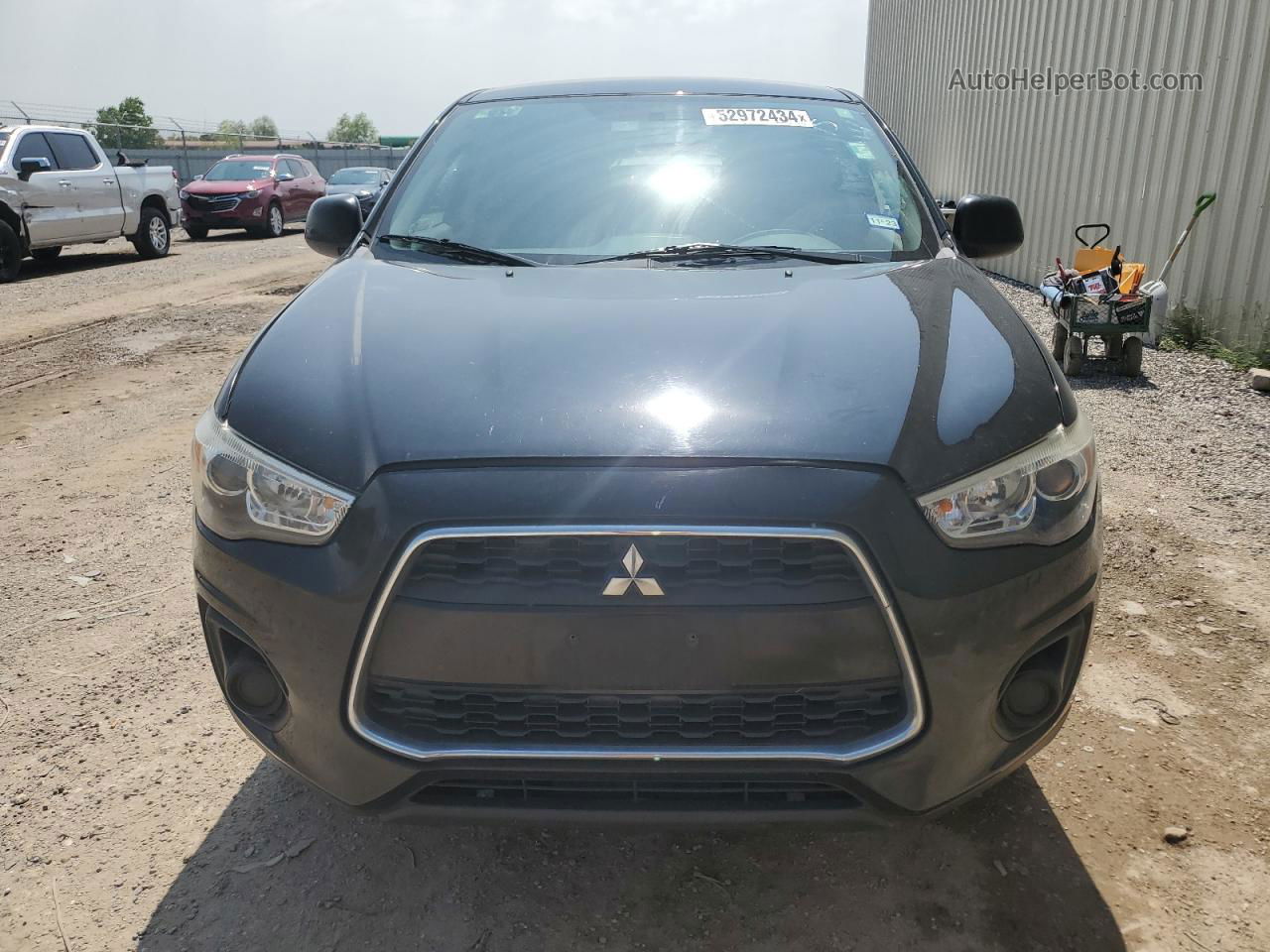 2015 Mitsubishi Outlander Sport Es Black vin: 4A4AP3AU2FE037588