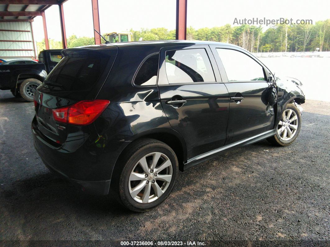 2015 Mitsubishi Outlander Sport Es Black vin: 4A4AP3AU2FE038143