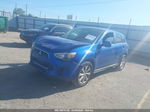 2015 Mitsubishi Outlander Sport Es Blue vin: 4A4AP3AU2FE058313