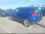 2015 Mitsubishi Outlander Sport Es Blue vin: 4A4AP3AU2FE058313