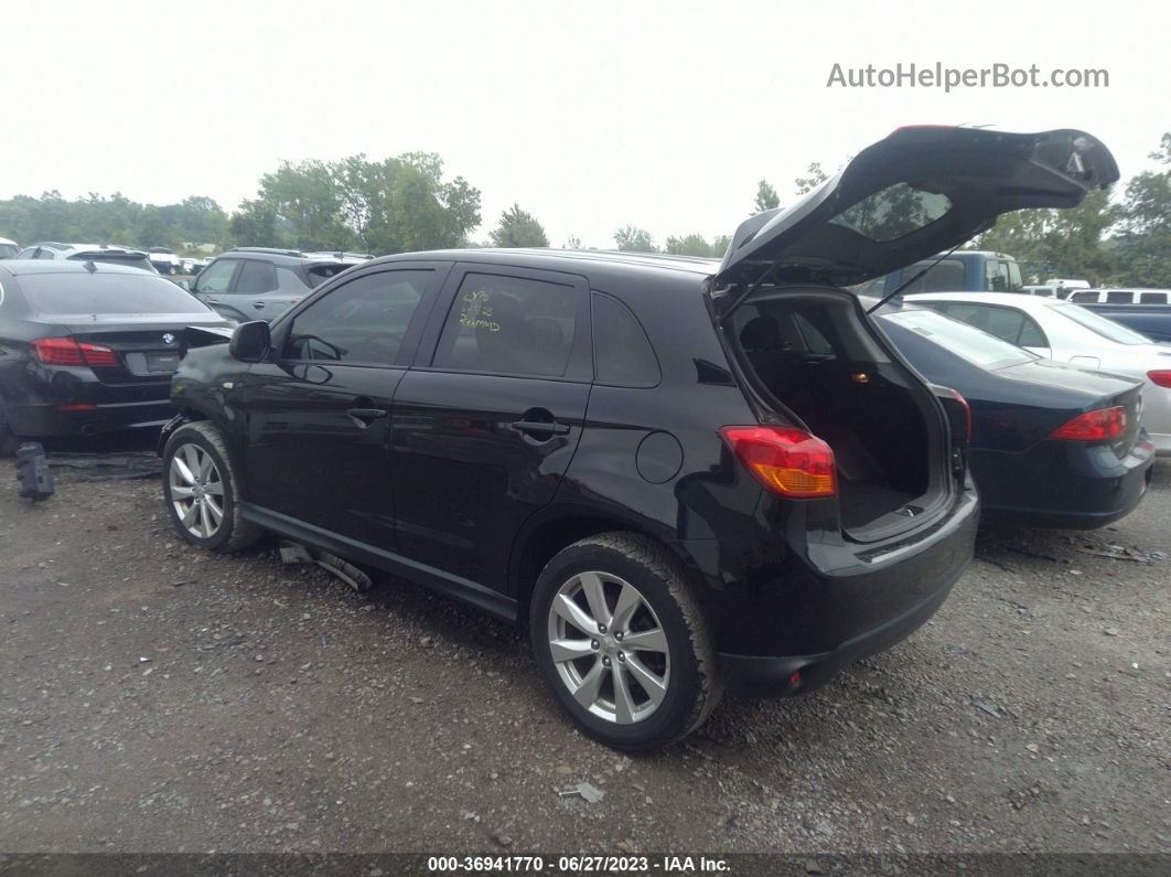 2013 Mitsubishi Outlander Sport Es Черный vin: 4A4AP3AU3DE003639