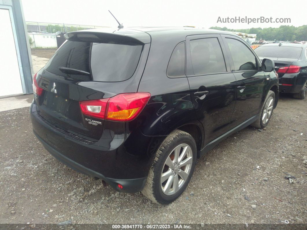 2013 Mitsubishi Outlander Sport Es Черный vin: 4A4AP3AU3DE003639