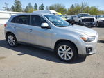 2013 Mitsubishi Outlander Sport Es Серебряный vin: 4A4AP3AU3DE023518