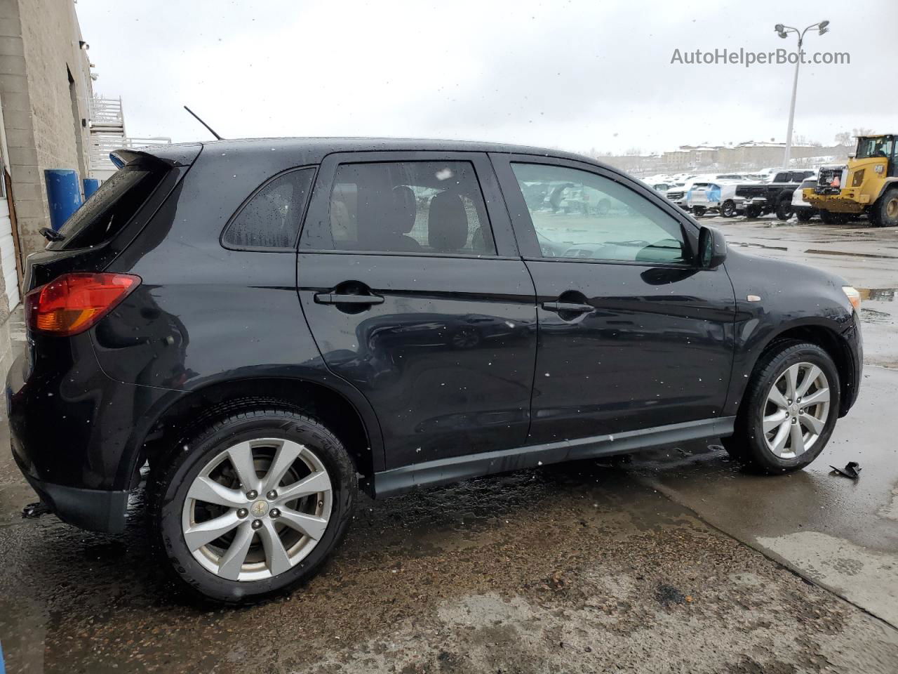 2014 Mitsubishi Outlander Sport Es Черный vin: 4A4AP3AU3EE010124