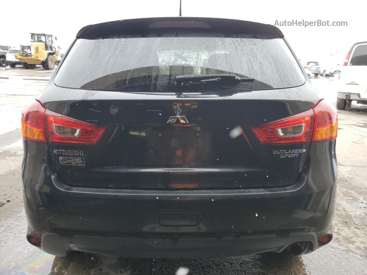 2014 Mitsubishi Outlander Sport Es Black vin: 4A4AP3AU3EE010124