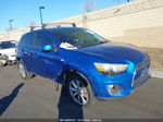 2015 Mitsubishi Outlander Sport Es Синий vin: 4A4AP3AU3FE003420