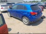 2015 Mitsubishi Outlander Sport Es Blue vin: 4A4AP3AU3FE030486