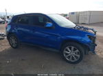 2015 Mitsubishi Outlander Sport Es Синий vin: 4A4AP3AU3FE031119