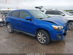 2015 Mitsubishi Outlander Sport Es Blue vin: 4A4AP3AU3FE045618