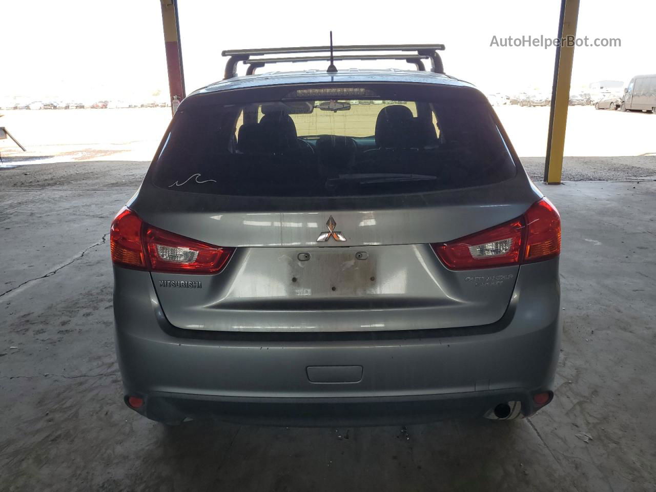 2015 Mitsubishi Outlander Sport Es Gray vin: 4A4AP3AU3FE052018