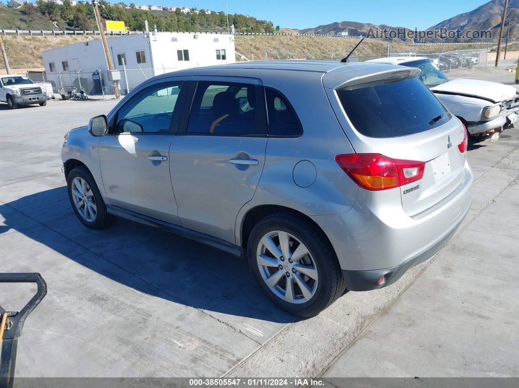 2015 Mitsubishi Outlander Sport Es Silver vin: 4A4AP3AU3FE052682