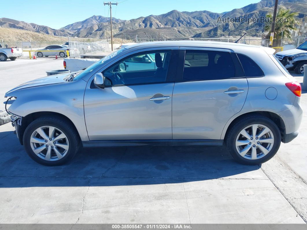 2015 Mitsubishi Outlander Sport Es Silver vin: 4A4AP3AU3FE052682