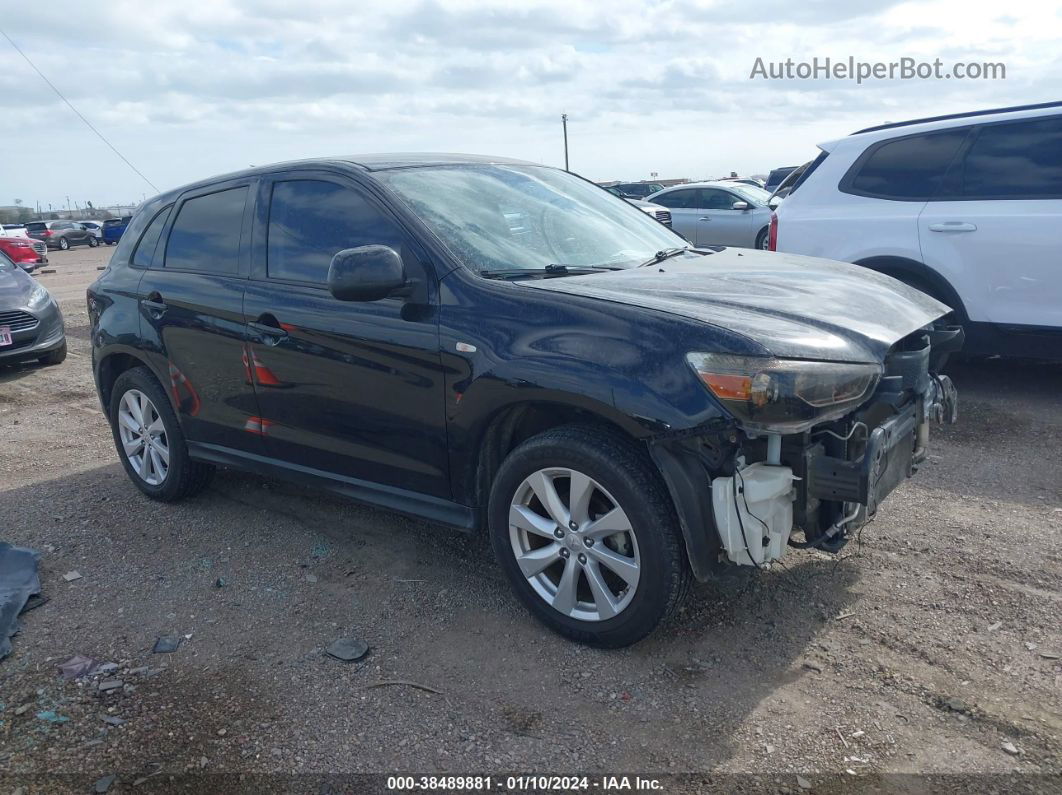 2013 Mitsubishi Outlander Sport Es Black vin: 4A4AP3AU4DE009515