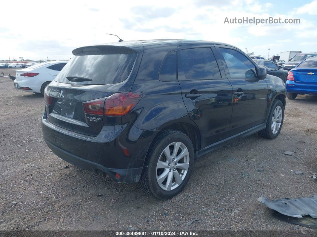 2013 Mitsubishi Outlander Sport Es Black vin: 4A4AP3AU4DE009515