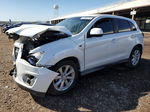 2013 Mitsubishi Outlander Sport Es White vin: 4A4AP3AU4DE020577