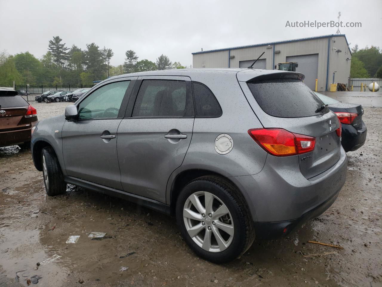 2013 Mitsubishi Outlander Sport Es Gray vin: 4A4AP3AU4DE025441