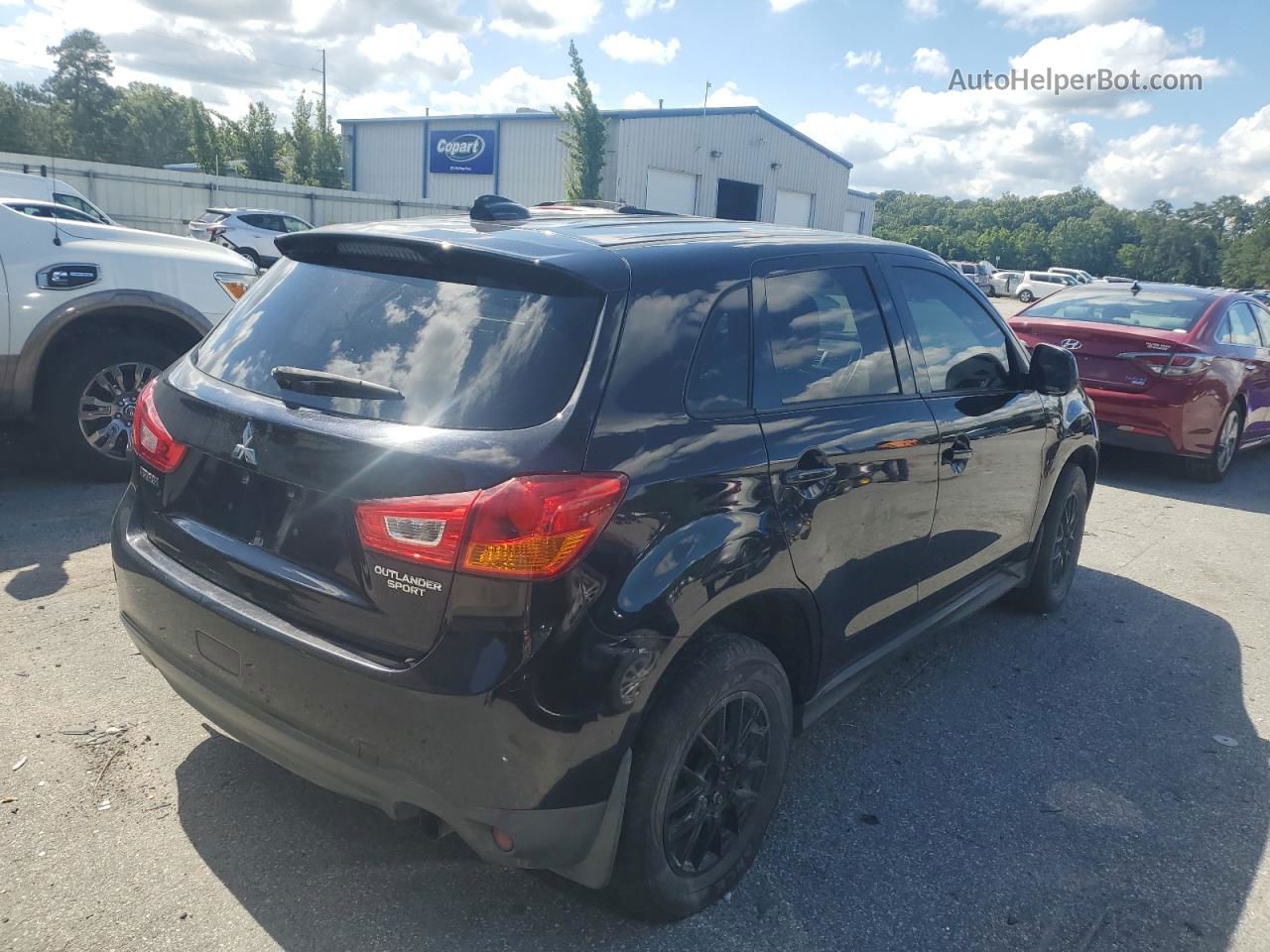 2014 Mitsubishi Outlander Sport Es Black vin: 4A4AP3AU4EE008849