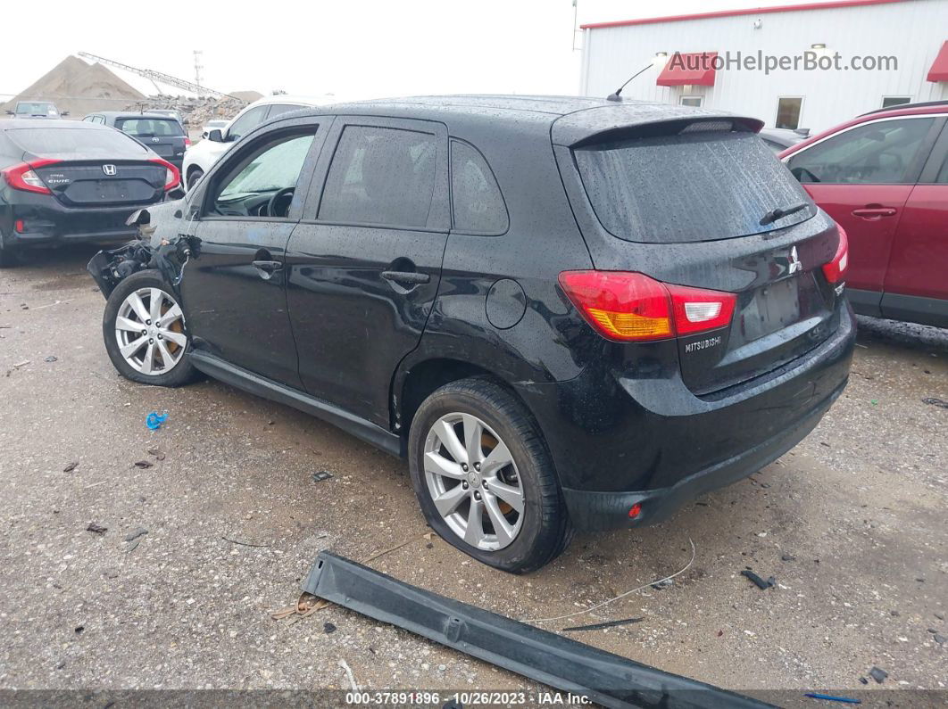 2015 Mitsubishi Outlander Sport Es Черный vin: 4A4AP3AU4FE006858