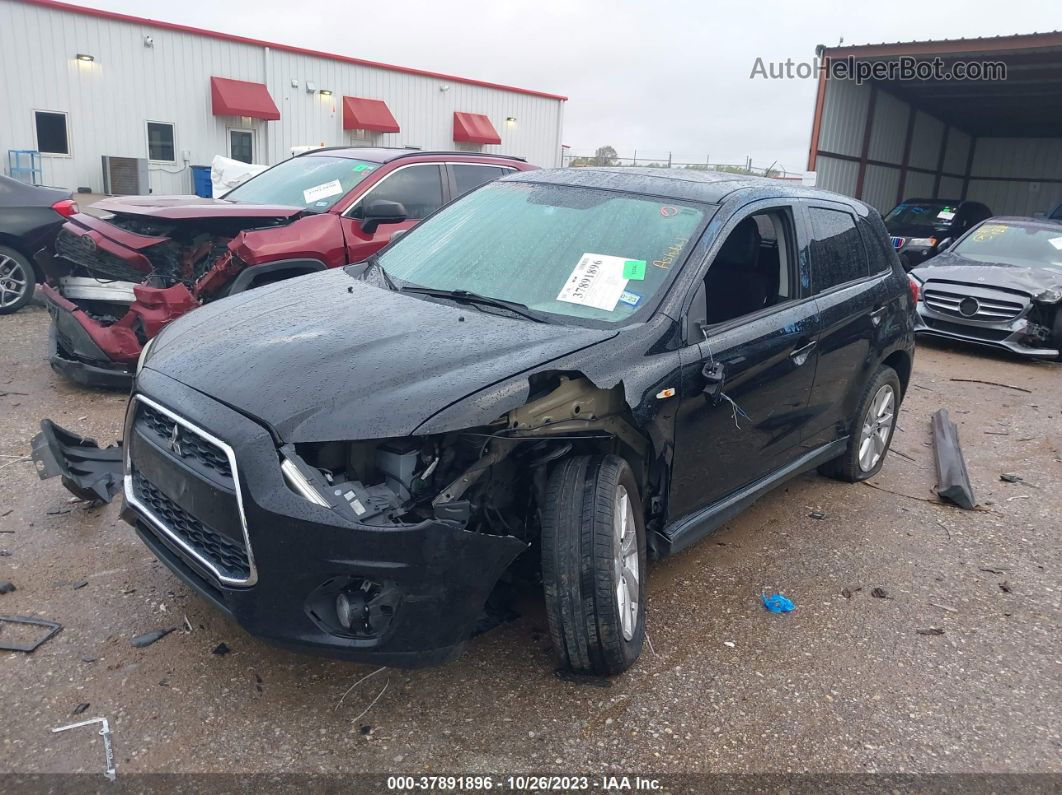 2015 Mitsubishi Outlander Sport Es Black vin: 4A4AP3AU4FE006858