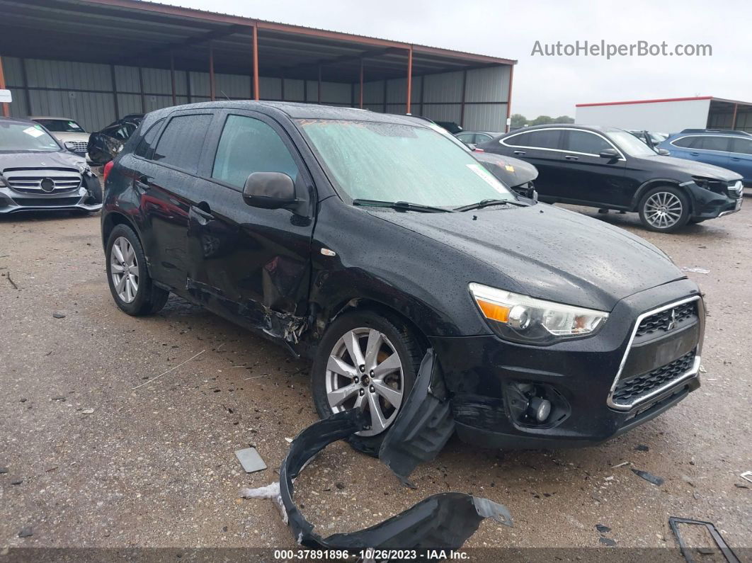 2015 Mitsubishi Outlander Sport Es Black vin: 4A4AP3AU4FE006858