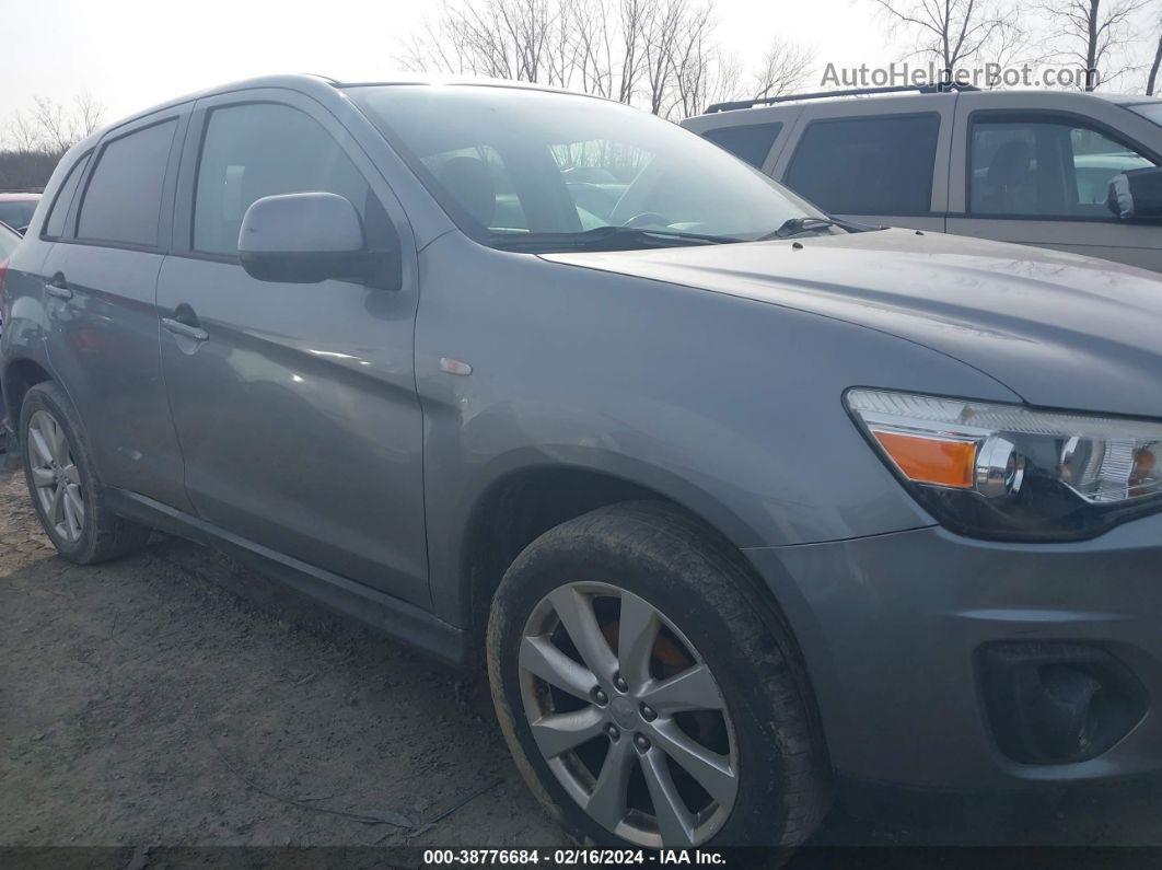 2015 Mitsubishi Outlander Sport Es Blue vin: 4A4AP3AU4FE013261