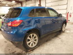 2015 Mitsubishi Outlander Sport Es Blue vin: 4A4AP3AU4FE015740