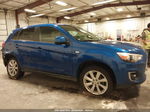 2015 Mitsubishi Outlander Sport Es Blue vin: 4A4AP3AU4FE015740