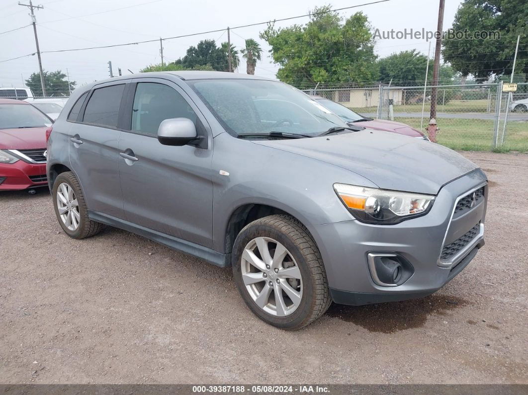 2015 Mitsubishi Outlander Sport Es Gray vin: 4A4AP3AU4FE023515