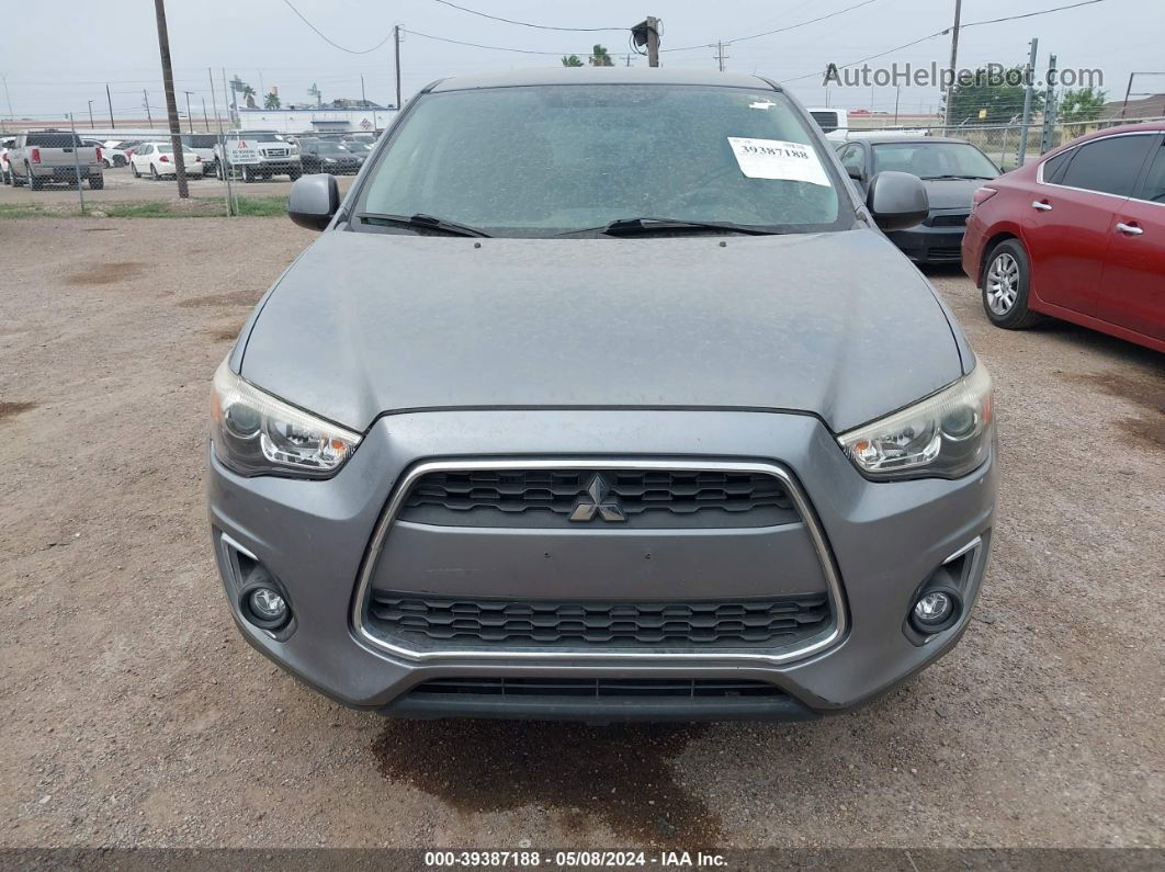 2015 Mitsubishi Outlander Sport Es Gray vin: 4A4AP3AU4FE023515