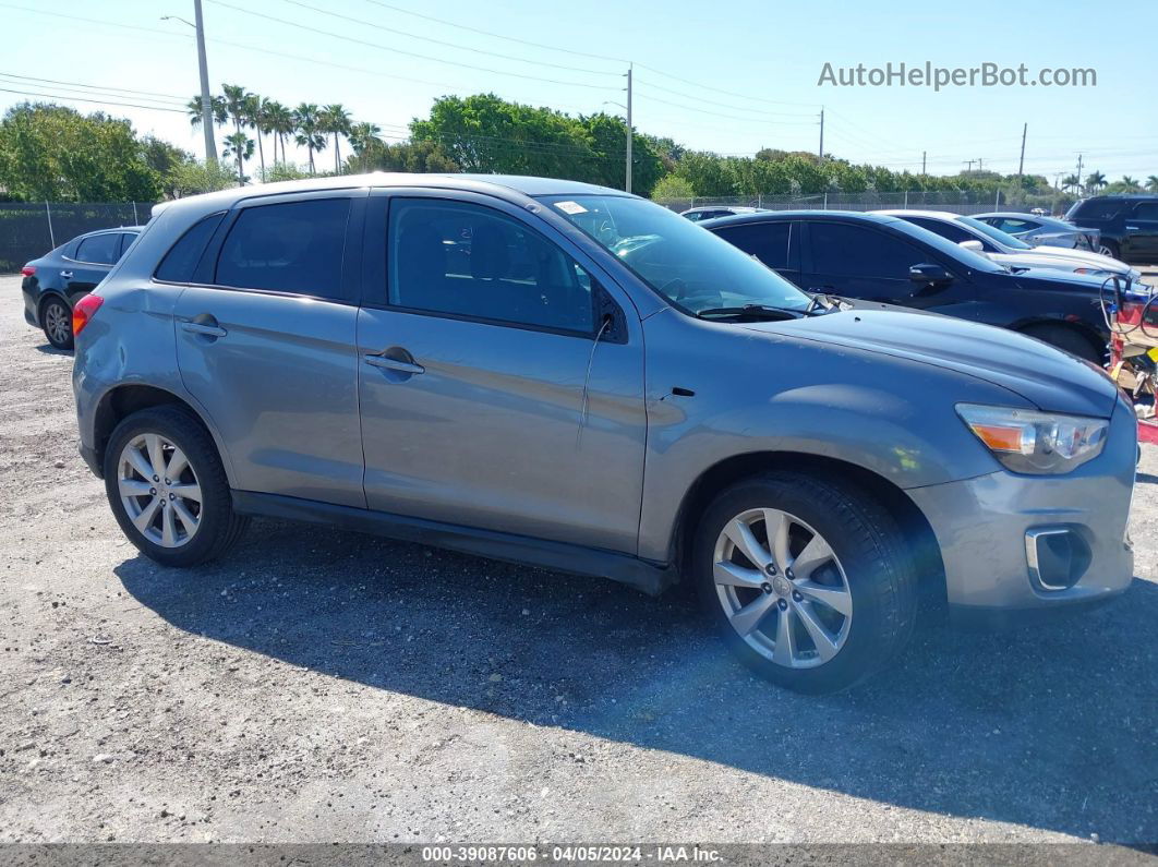 2015 Mitsubishi Outlander Sport Es Gray vin: 4A4AP3AU4FE023630