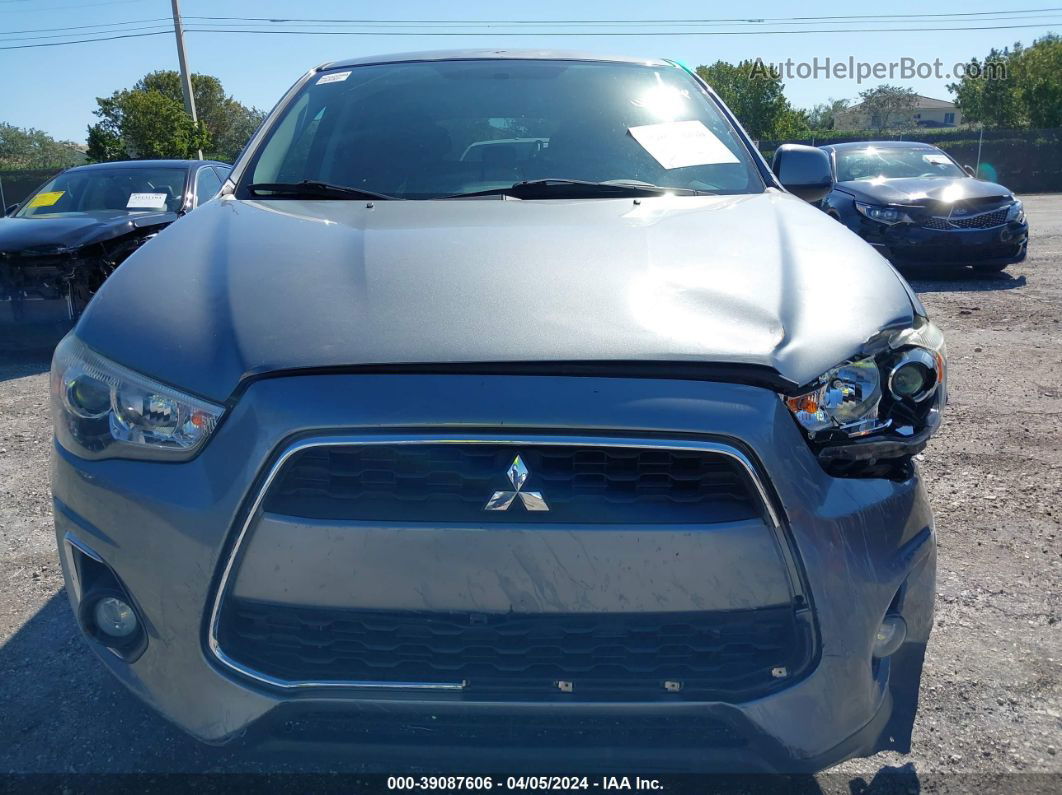 2015 Mitsubishi Outlander Sport Es Gray vin: 4A4AP3AU4FE023630